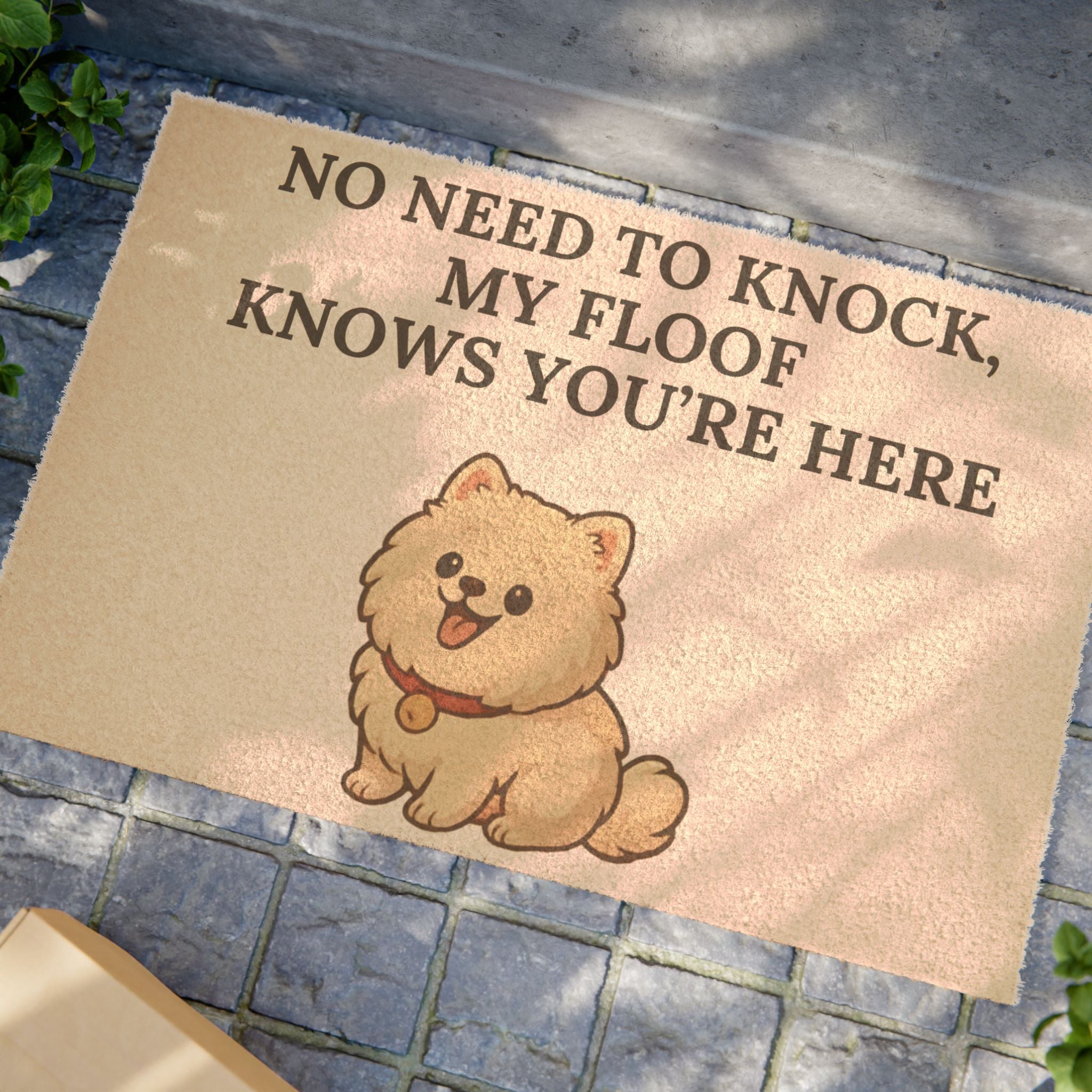 🚪🐾✨ Fußmatte – „Kein Klopfen nötig, mein Flausch weiß, dass du da bist“ Das entzückendste Sicherheitssystem. 