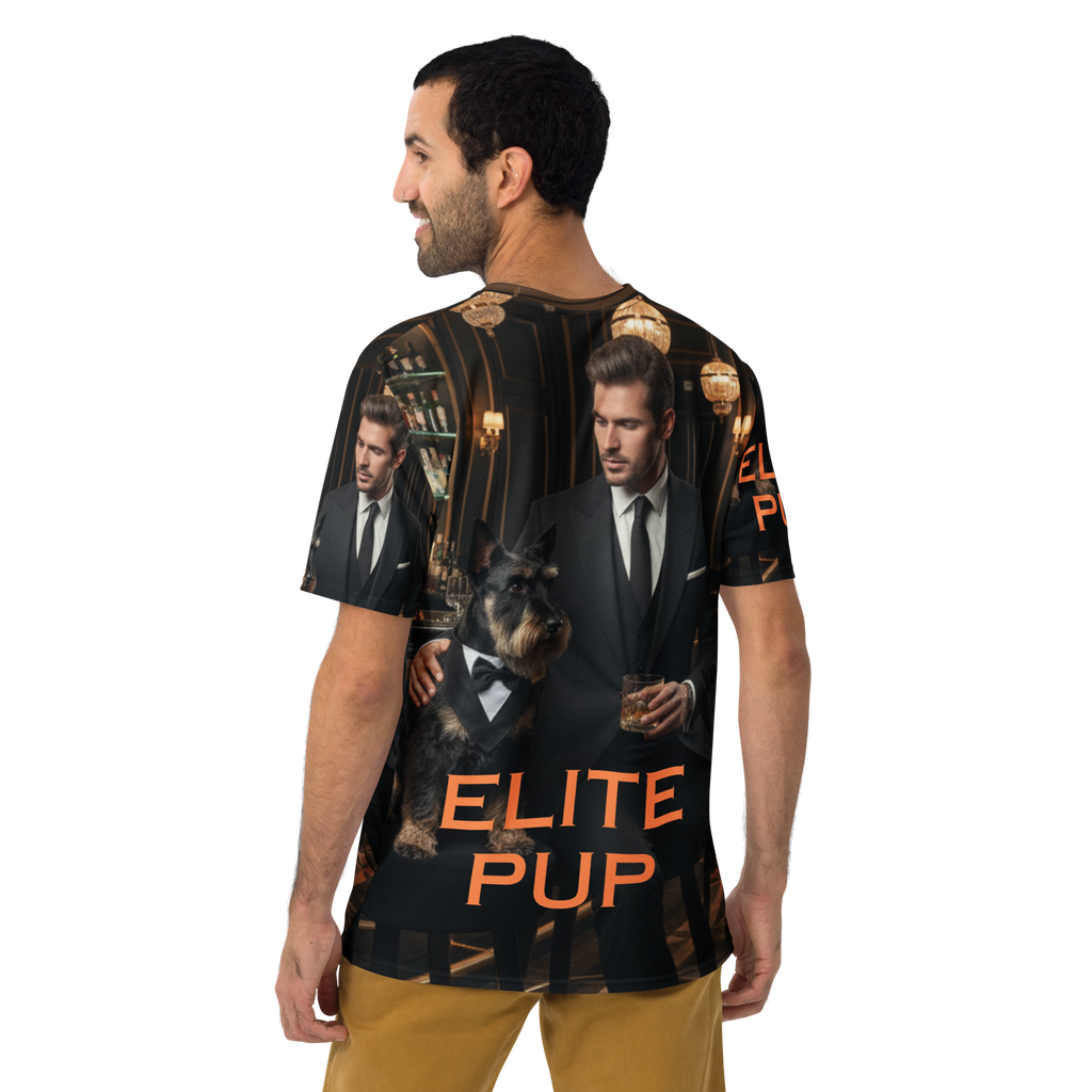 🥃🐶🖤 Camiseta de hombre – “Elite Pup”  Clase, lealtad… y mucho estilo.