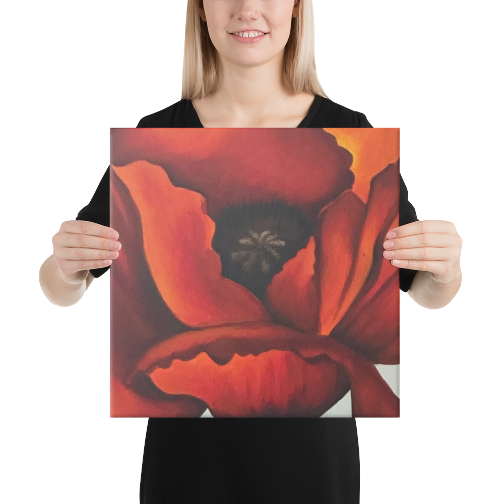 Lienzo "Amapola"