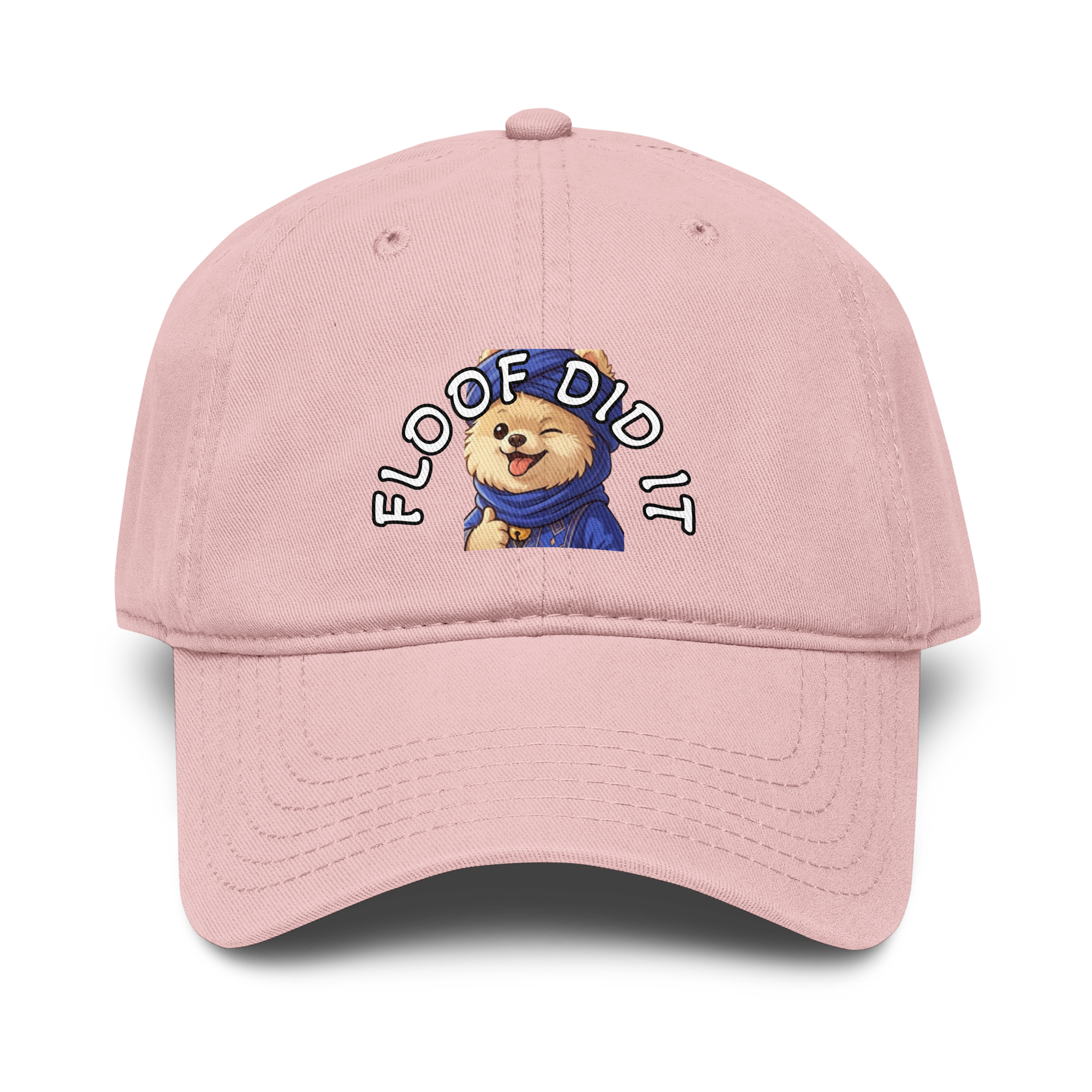🧢🐶🌪️✨ Gorra de béisbol vintage – “Floof Did It: Sand Storm”