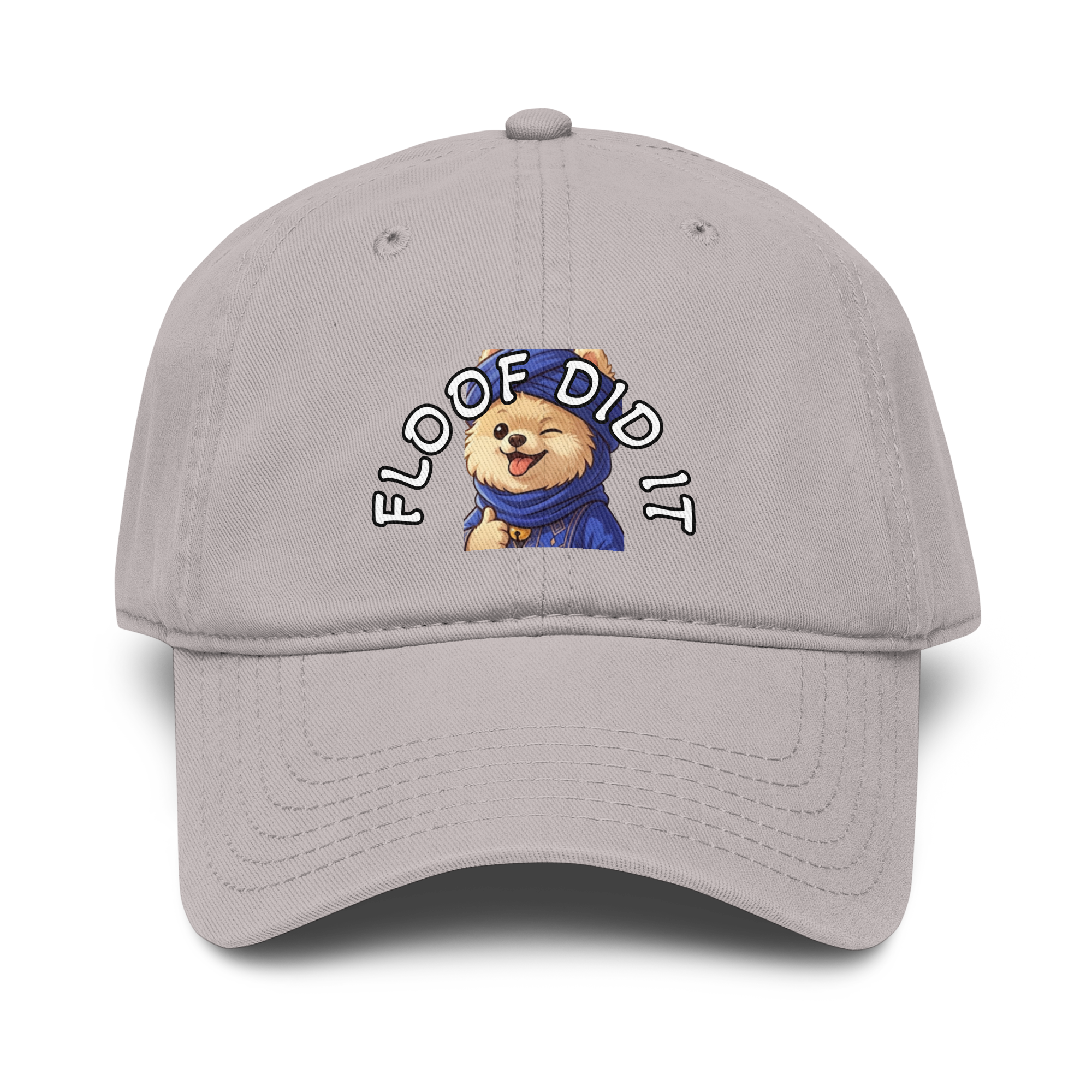 🧢🐶🌪️✨ Gorra de béisbol vintage – “Floof Did It: Sand Storm”
