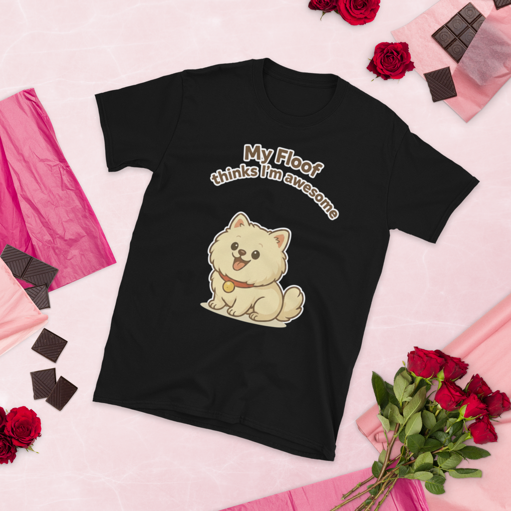 👕🐶😎 T-Shirt – „Mein Flauschball findet mich super“ Und das ist alles, was zählt.