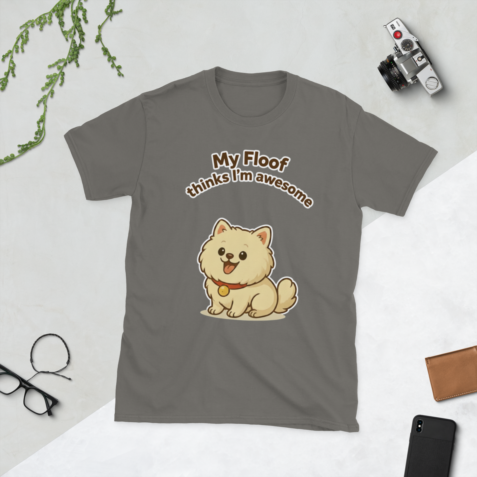 👕🐶😎 T-Shirt – „Mein Flauschball findet mich super“ Und das ist alles, was zählt.