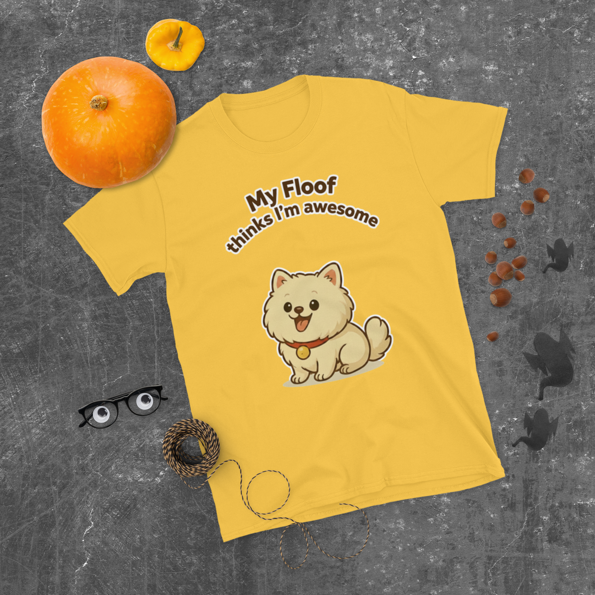 👕🐶😎 T-Shirt – „Mein Flauschball findet mich super“ Und das ist alles, was zählt.
