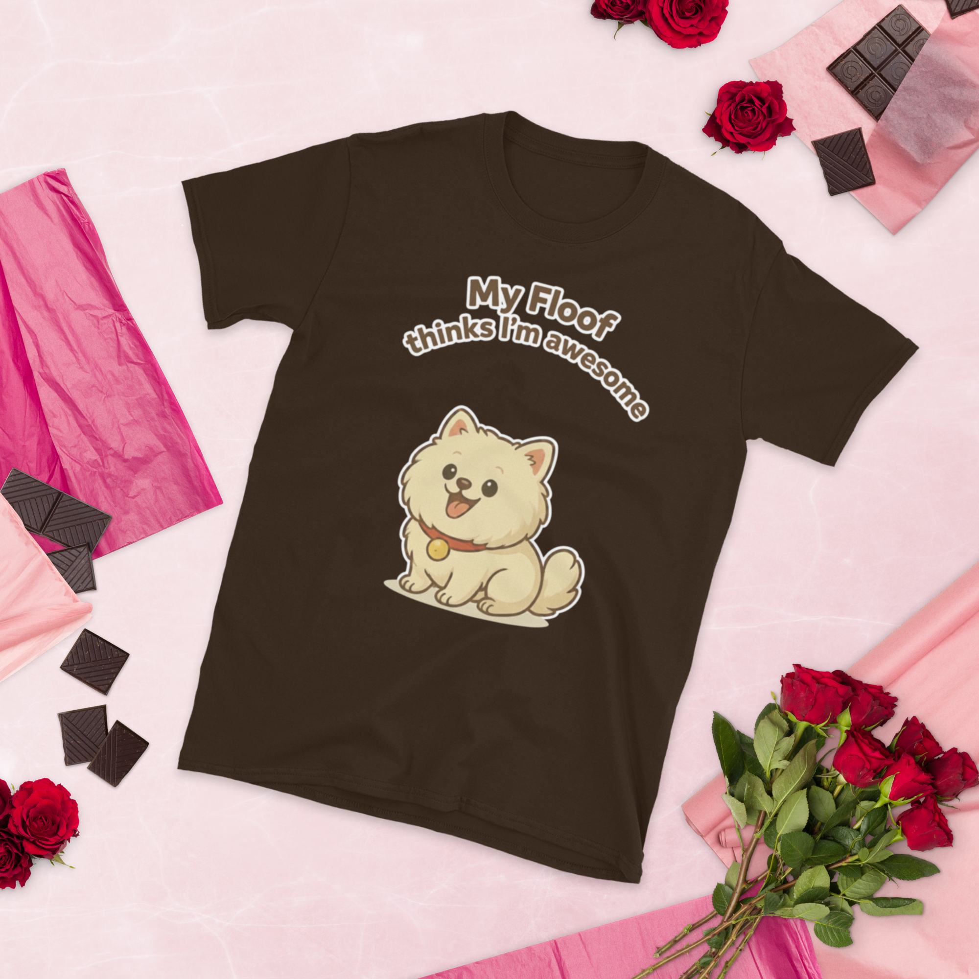 👕🐶😎 T-Shirt – „Mein Flauschball findet mich super“ Und das ist alles, was zählt.