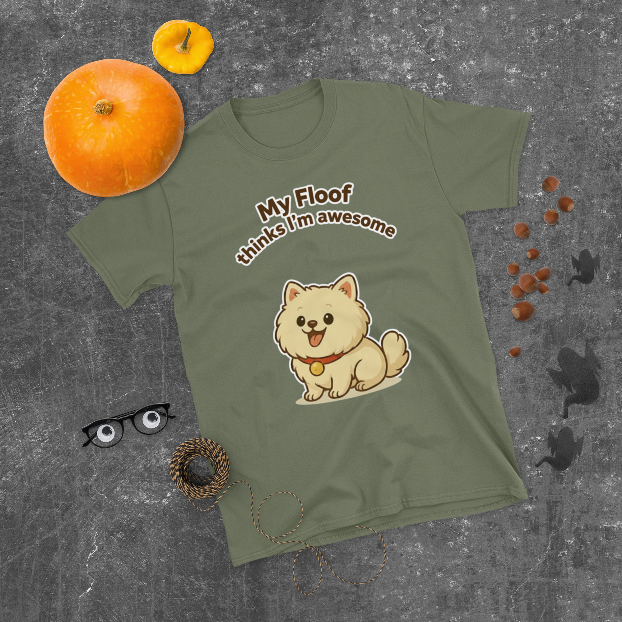 👕🐶😎 T-Shirt – „Mein Flauschball findet mich super“ Und das ist alles, was zählt.