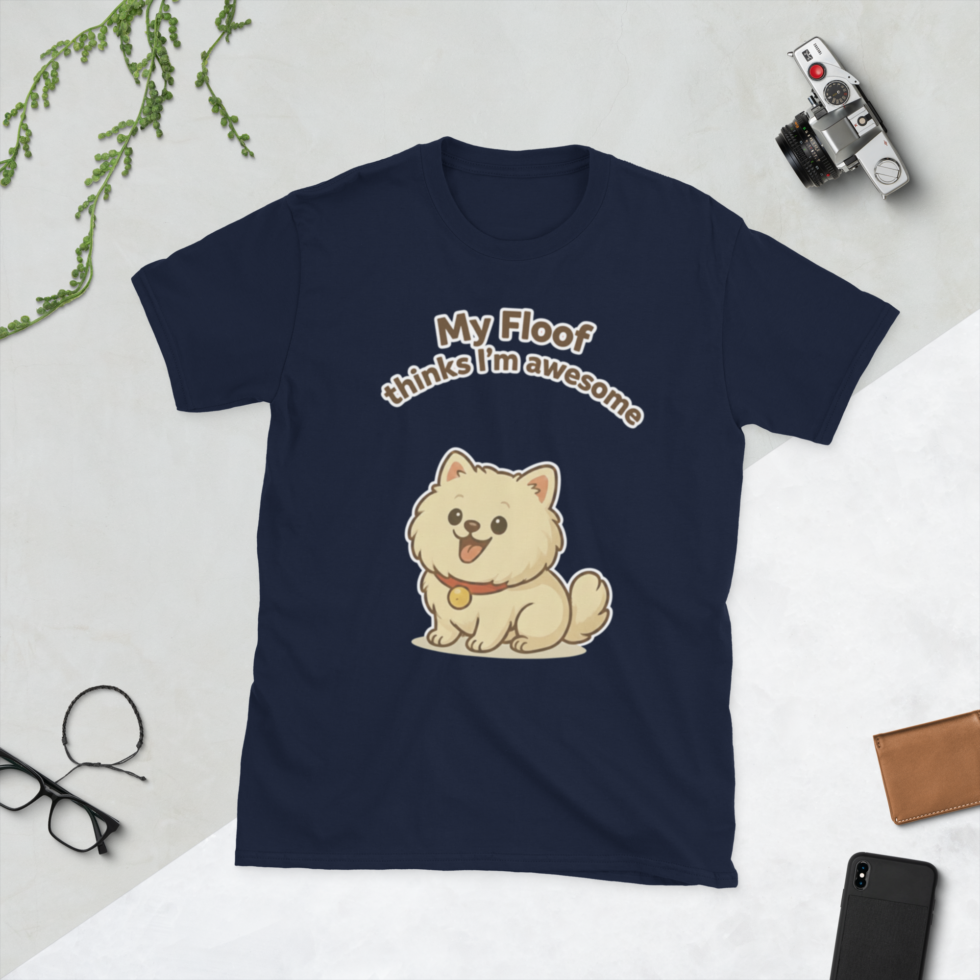 👕🐶😎 T-Shirt – „Mein Flauschball findet mich super“ Und das ist alles, was zählt.