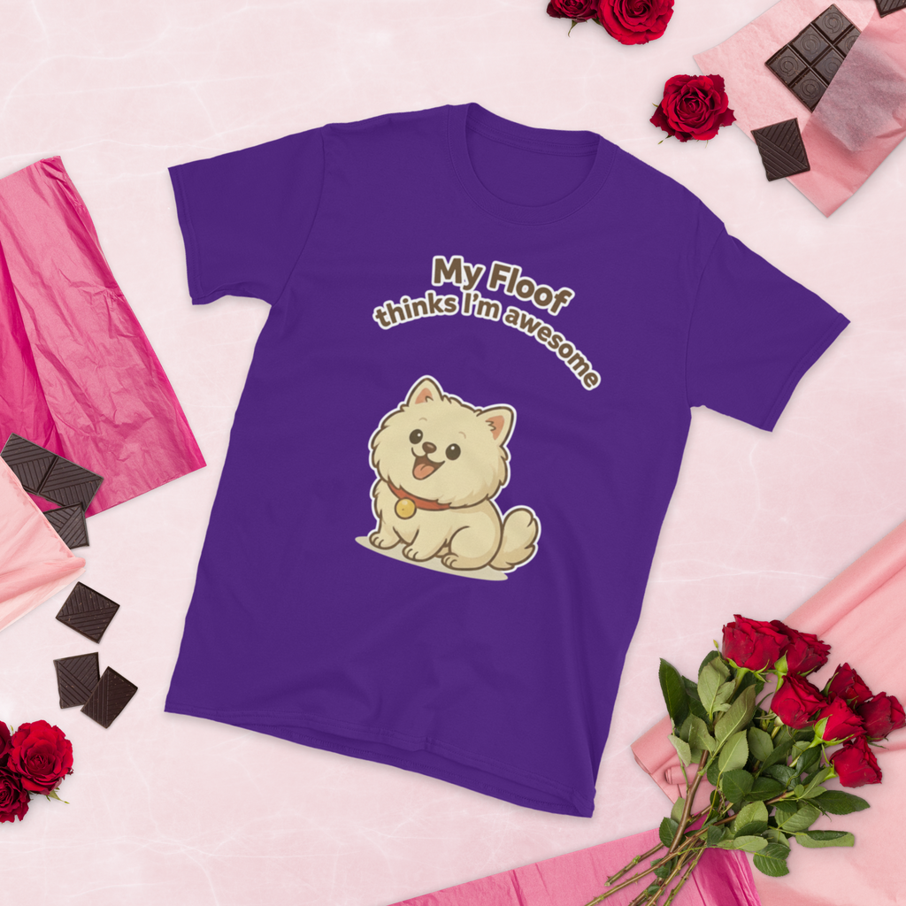 👕🐶😎 T-Shirt – „Mein Flauschball findet mich super“ Und das ist alles, was zählt.