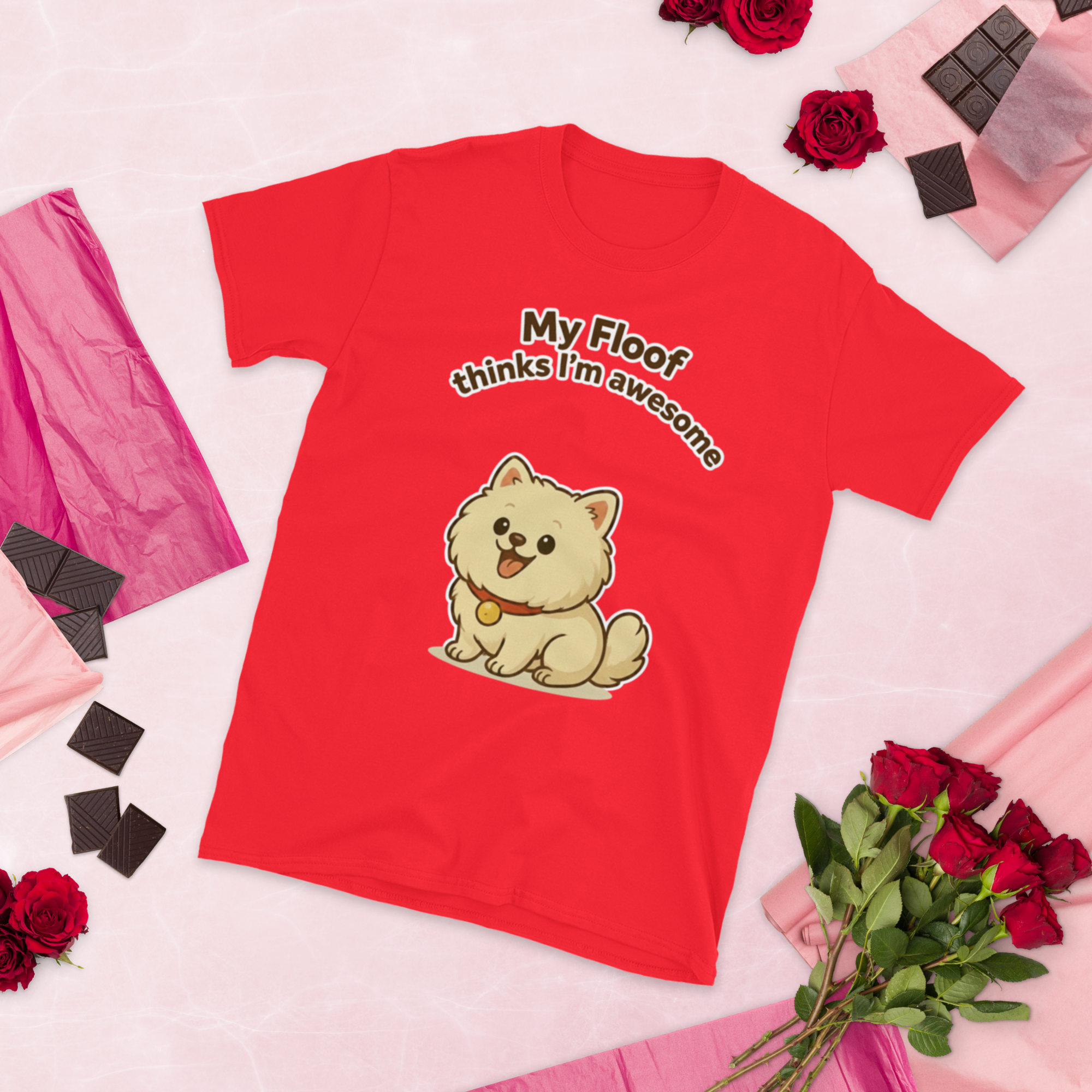 👕🐶😎 T-Shirt – „Mein Flauschball findet mich super“ Und das ist alles, was zählt.