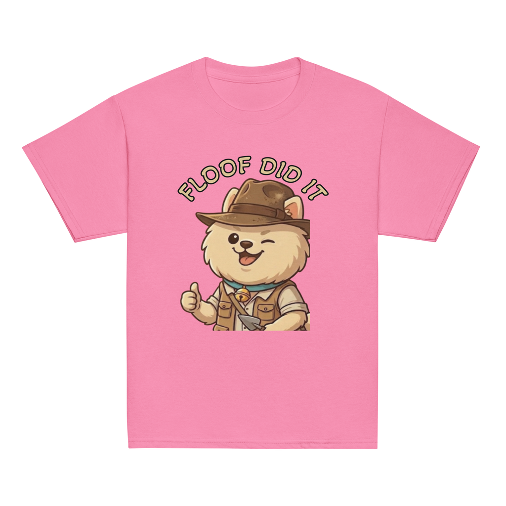 🐶✨👕 Camiseta clásica juvenil – “Floof Did It”