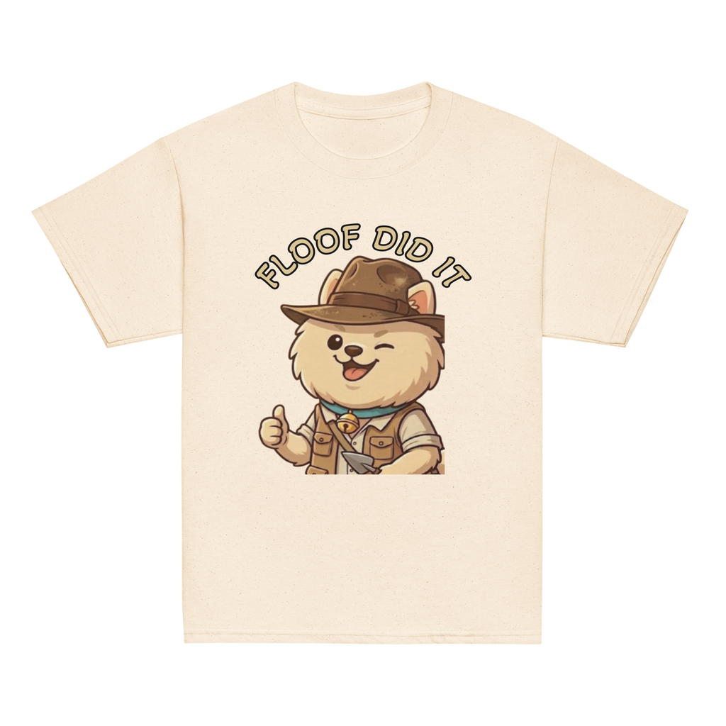 🐶✨👕 Camiseta clásica juvenil – “Floof Did It”