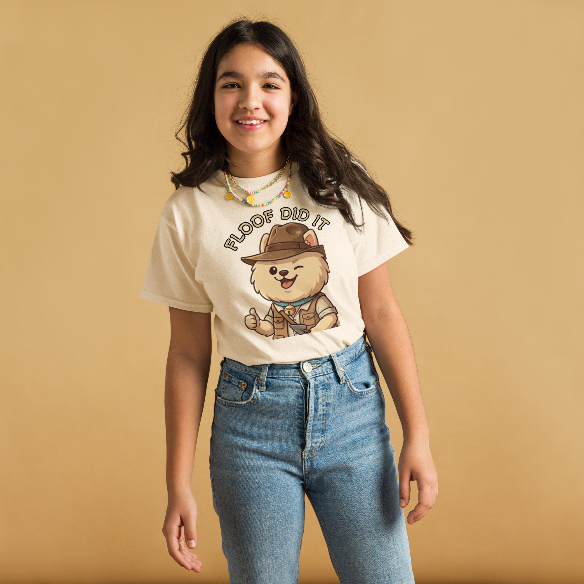 🐶✨👕 Camiseta clásica juvenil – “Floof Did It”