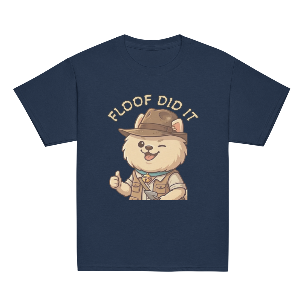 🐶✨👕 Camiseta clásica juvenil – “Floof Did It”