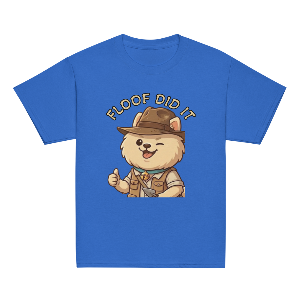 🐶✨👕 Camiseta clásica juvenil – “Floof Did It”