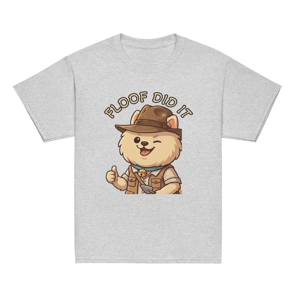 🐶✨👕 Camiseta clásica juvenil – “Floof Did It”